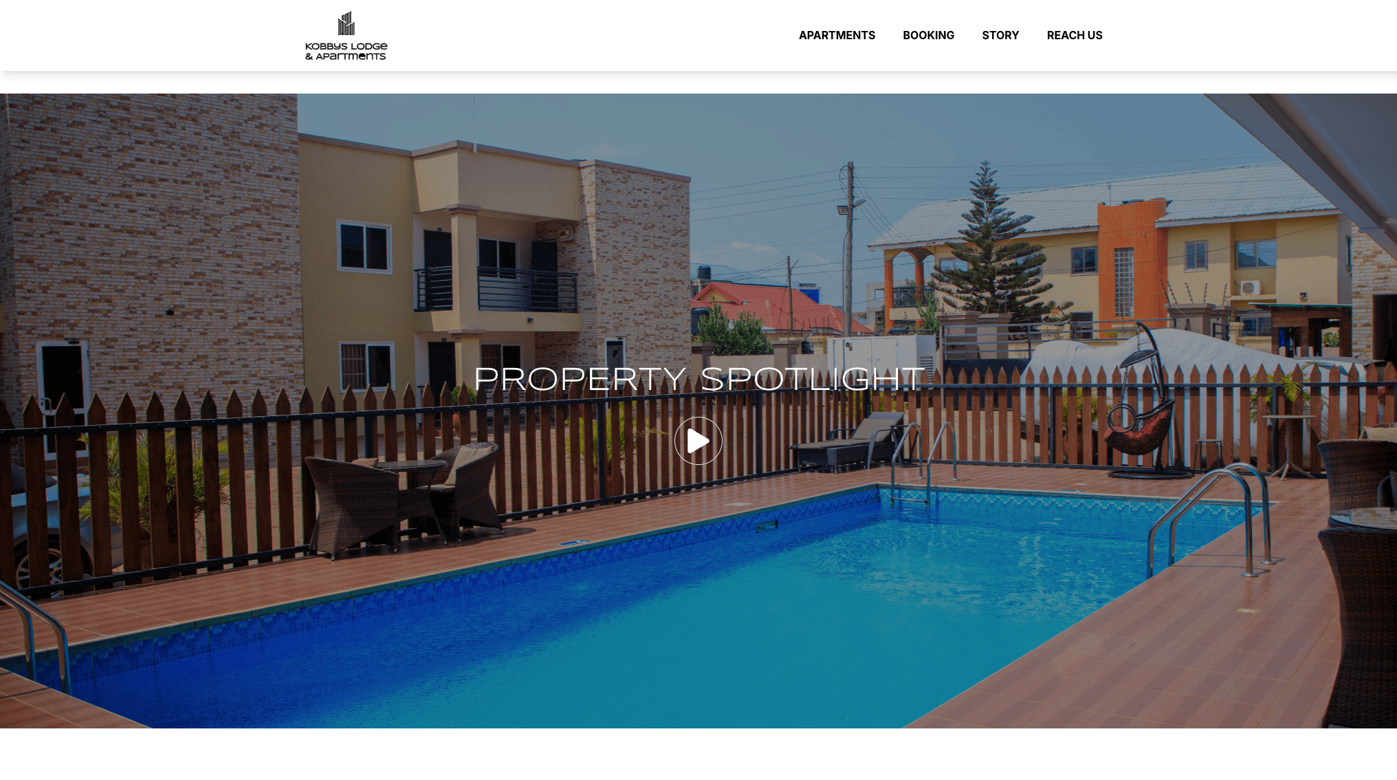 Kobby's Apartments — Lodge and short-stay apartment site with booking and property tours